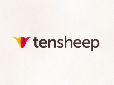 Ten Sheep logo animal brand logo sheep ten sheep