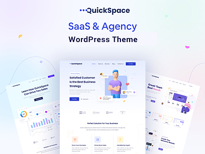QuickSpace - SaaS & Agency WordPress Theme