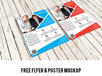 Free Flyer & Poster MockUp flyer flyer design flyer mockup free mock up free mockup