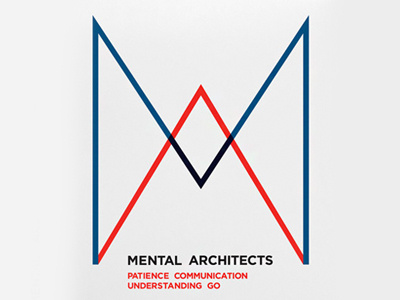 Mental Architects architects band logo logotype mental typography