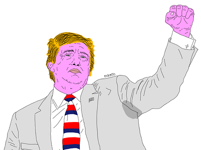 AP!G illustration pop trump usa