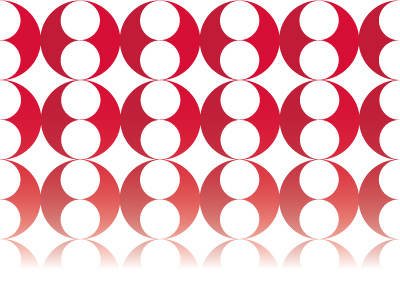Titianus Pattern circles flavio geometry mercuri pattern red square white