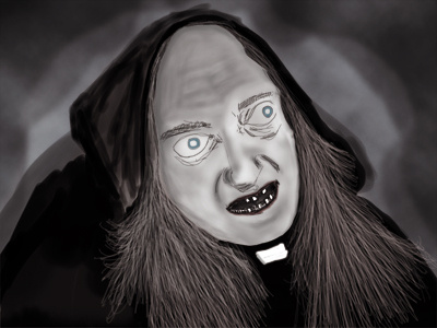 Scary Crazy Nightmare drawings flavio illustration mercuri nightmare photoshop priest scary