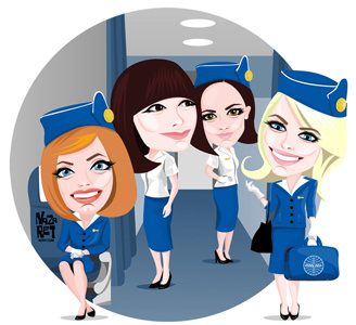 Panam art girlie illustration panam vector