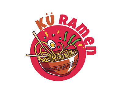 KU RAmen branding design graphic design illustration logo logo design social media ux vector