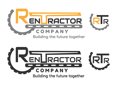 Logo for a construction equipment rental company design
