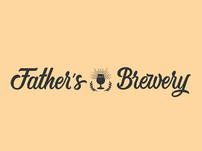 Father's Brewery alcohol beer beer art beer branding branding brewery calligraphy classic craft craftbeer design handlettering handtype illustration lettering logo logotype type typography vector