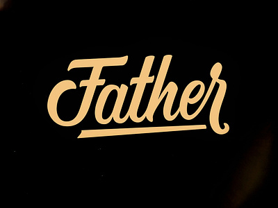 Father Logo alcohol beer beer art beer branding branding brewery calligraphy classic design drawing handlettering handtype illustration lettering logo logotype sketch type typography vector