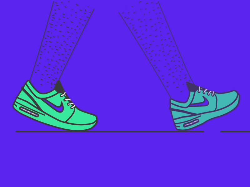 Nike 2d after effects animation rubberhose