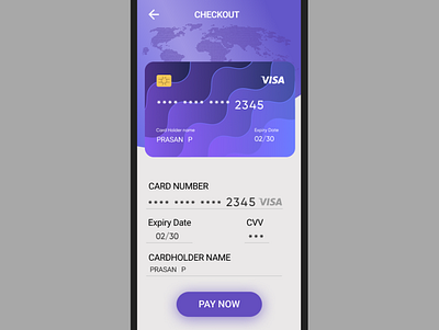 DAY 2: Credit card Checkout #DAILYUI dailyui dailyuicallenge ui