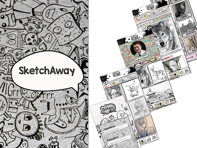 Sketchaway app design graphic design logo ui ux