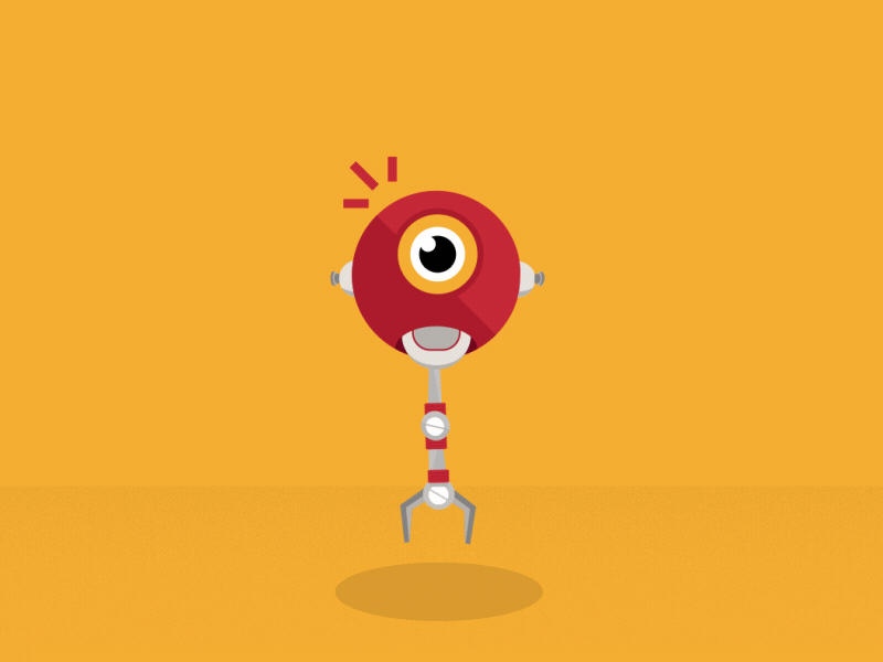Claro Robot 2d 2d animation character gif illustration