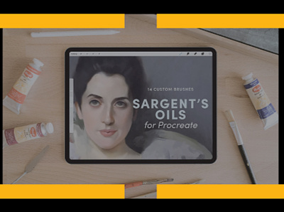Sargent's Oils Procreate Brushes 3d animation branding design graphic design illustration logo motion graphics sargents oils procreate brushes ui vector