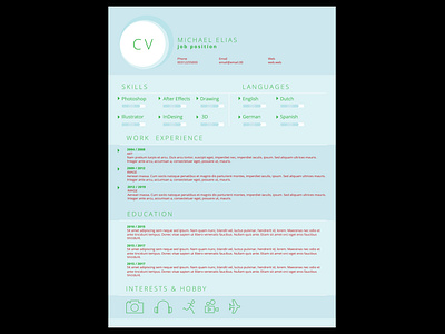 Editable CV format