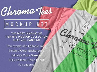 Chromatees Mockup T-Shirts 3d animation branding chromatees mockup t shirts design graphic design illustration logo motion graphics ui vector