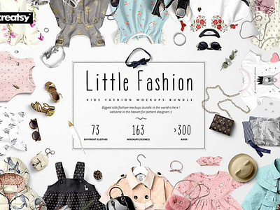 Little Fashion Apparel Mockup Bundle