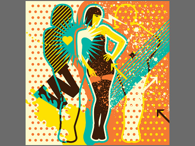 Woman Pop Art 3d animation branding design graphic design illustration logo motion graphics ui vector woman pop art