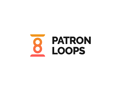 Patron Loops Logo branding company icon identity logo loop people visual identity