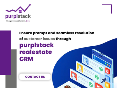 CRM for real estate industry | Purplestack by Purpl stack on Dribbble