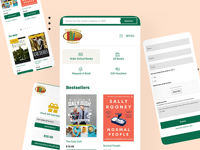 Antonia's Bookstore design ecommerce ui ux web web design website woocommerce wordpress