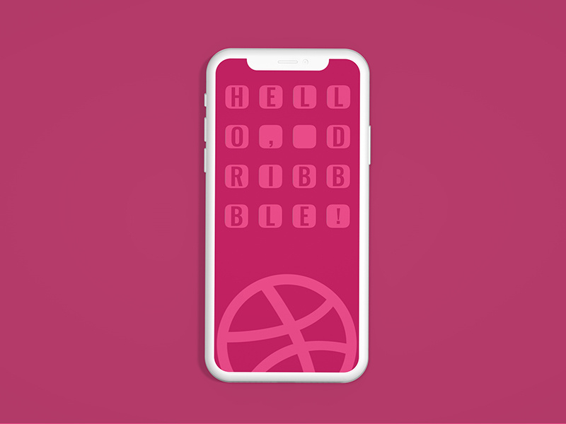 Hello, Dribbble! hellodribbble