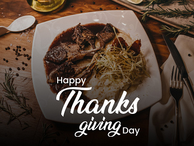 Happy Thanks Giving Day animation graphic design motion graphics