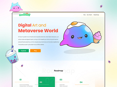 NFT Landing Page Design