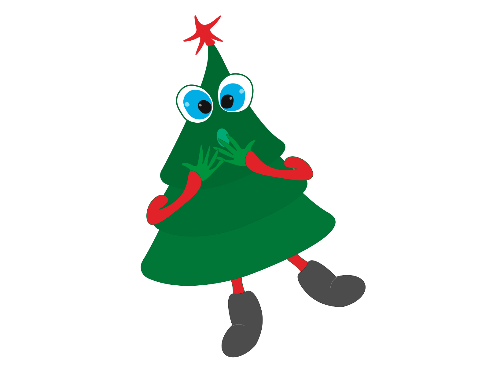Christmas tree design graphic design illustration vector