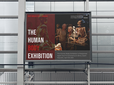 The human body exhibition Poster by Bravo