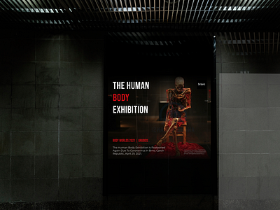 The human body exhibition Poster by Bravo