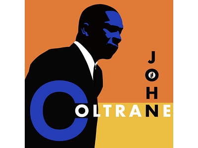 Coltrane coltrane graphic illustration jazz john coltrane music procreate saxophonist