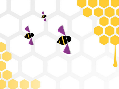 Company webpage detail bee buzz hive honey social network