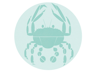 Crab crab graphic illustration photoshop