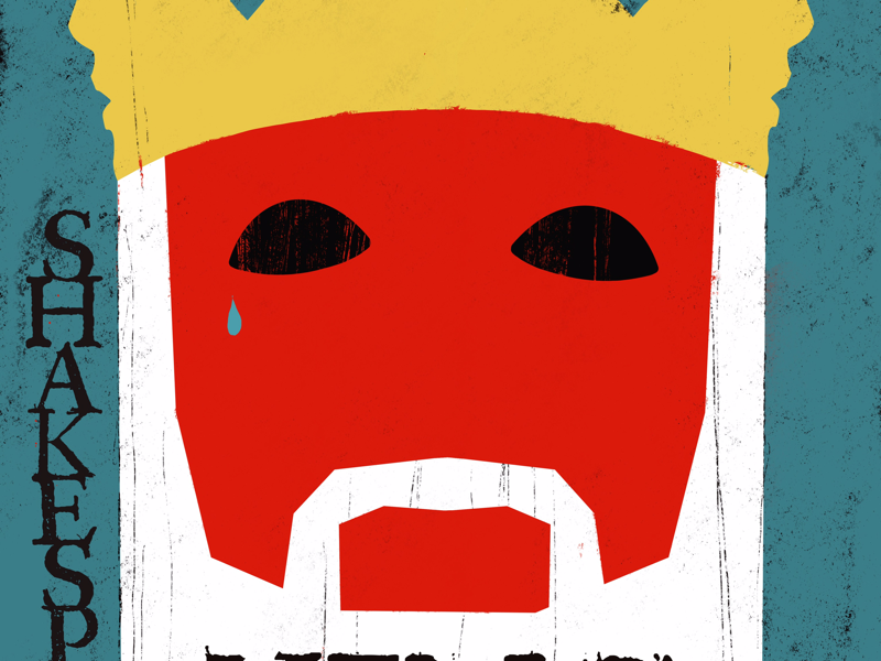 King Lear / Shakespeare poster art shakespeare king lear