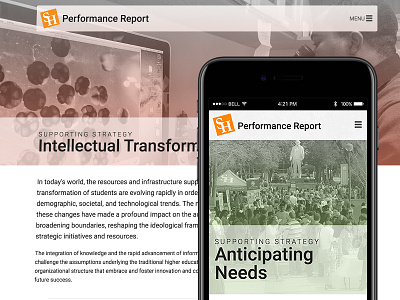 Performance Report enrollment performance report responsive strategic