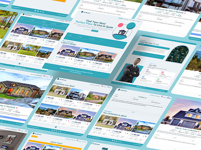 Real Estate Website app design landing real estate ui ux web web desing website