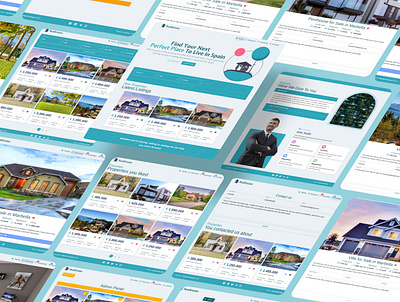 Real Estate Website app design landing real estate ui ux web web desing website