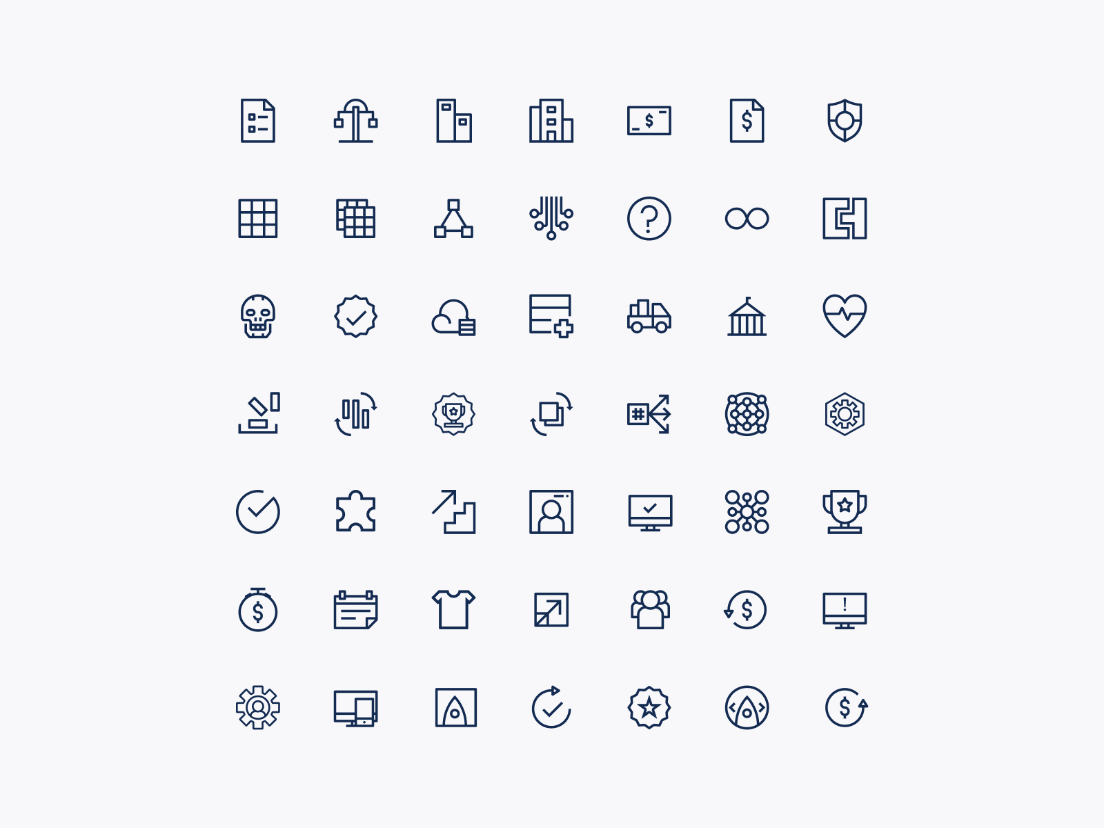 Iconography by Juan Manuel Corredor for Confluent on Dribbble