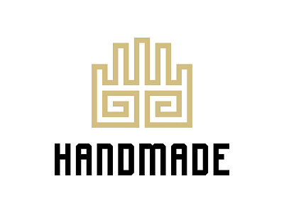 Handmade brand branding crafts logo logodesign