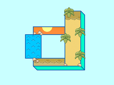 36 Days Of Type 2018 | D 36daysoftype 36daysoftype05 d design designer game graphicdesign pixel type typography videogames