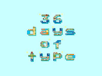 36 Days Of Type 2018 | The End 36daysoftype 36daysoftype05 design designer game graphicdesign pixel type typography videogame