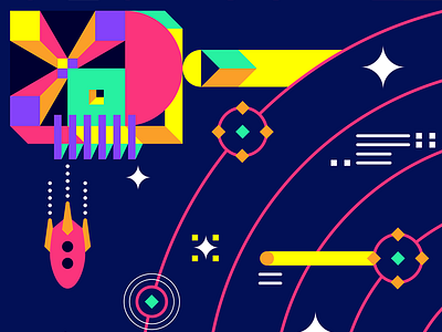 Space & Data (Detail) color colorful design designer experimental experiments graphicdesign illustration illustrator space vector vector artwork vectorart