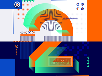 36 Days Of Type_2 | 6th Edition 2 36 36days 36daysoftype data design experimental experiments flat geometric graphicdesign illustration infographic information input output type typography vector vector art