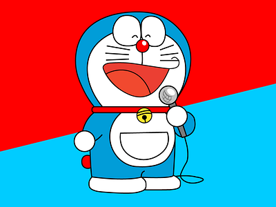 Doraemon design graphic design illustration vector