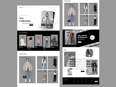 E-commerce Fashion Shop Concept