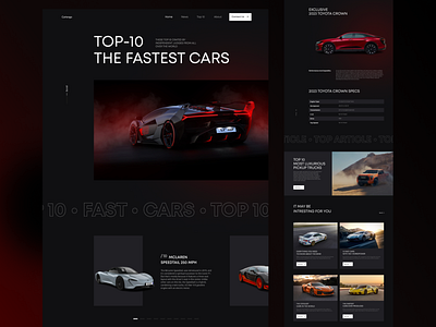 News website for cars