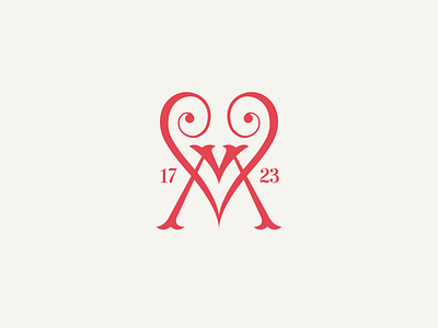 MARIA V - Monogram branding design graphic design icon identity logo minimal monogram wine