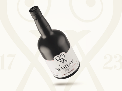 MARIA V - Concept Wine Lavel branding concept design graphic design icon identity label logo minimal monogram packaging typography wine