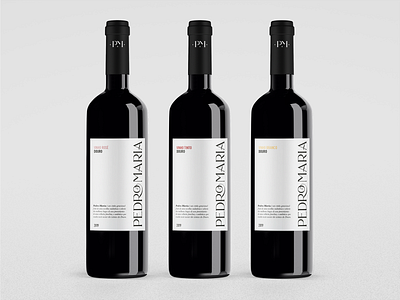 Pedro Maria - Packaging branding design graphic design identity logo minimal packaging wine