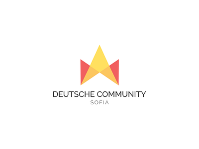 Deutsche community Sofia Logo colors community crown flat german logo sofia